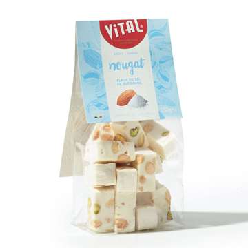 Zachte nougat fleur de sel