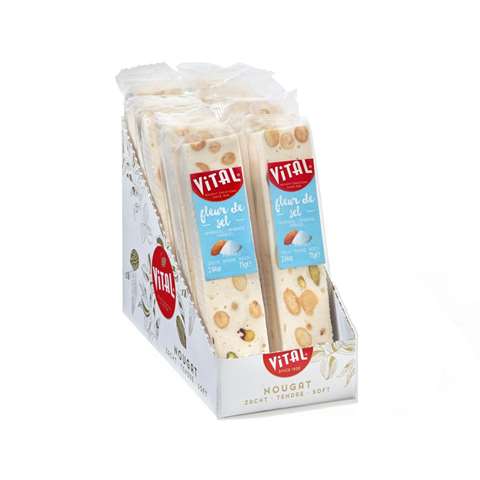 10+2 nougat bars Fleur de sel de Guérande