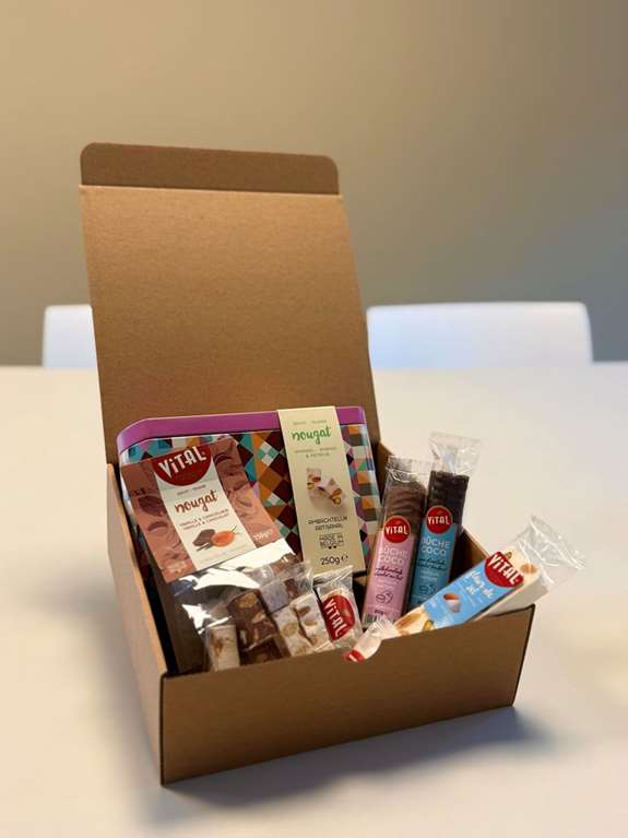Vital geschenkbox zachte nougat en chocolade herfst/winter