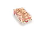 Nougat slice vanille &amp; aardbei