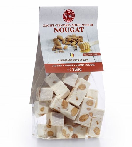 Tranche de Nougat tendre 4 Chocolats 150gr