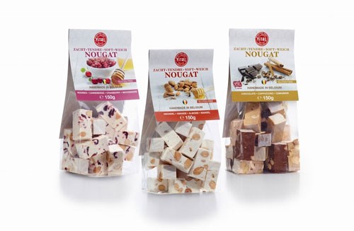 Harde en zachte nougat