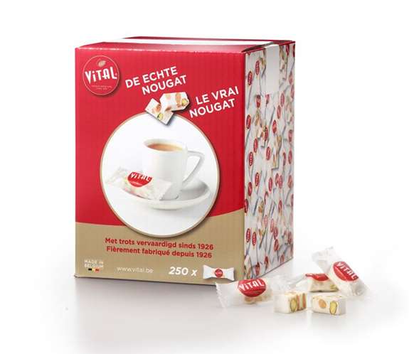 Zachte nougat amandel/pistache, 250st