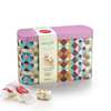 Blikken doos 250g zachte nougat - roze deksel