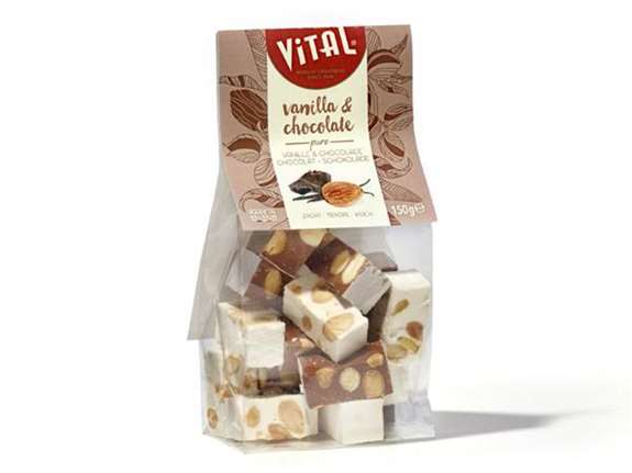 Zachte nougat vanille & chocolade
