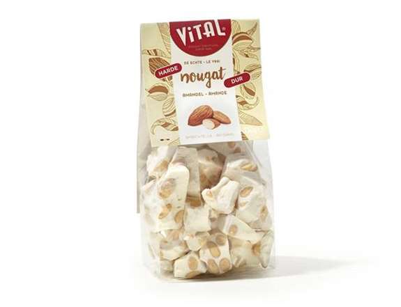 De echte harde amandelnougat