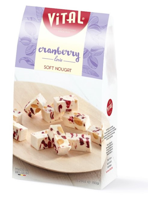 Pochette nougat cranberry