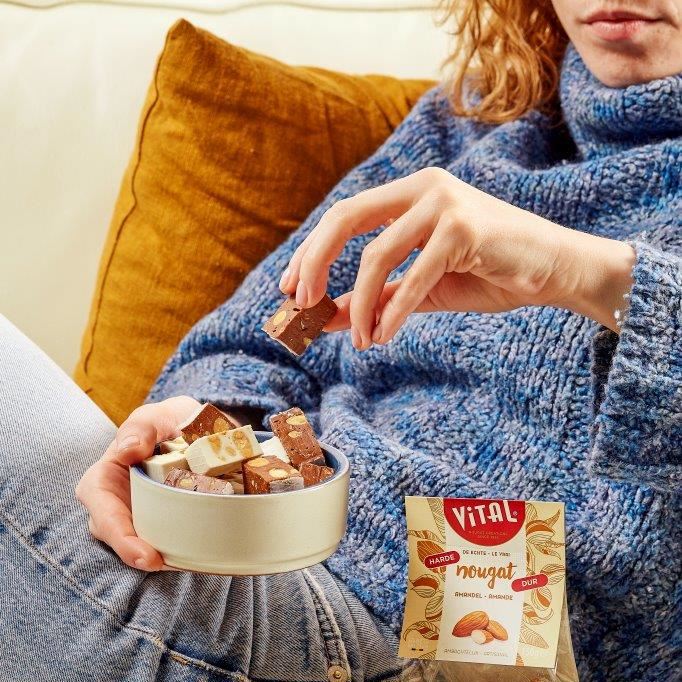De heerlijke harde nougat van Vital - Ontdek ook onze zachte nougat